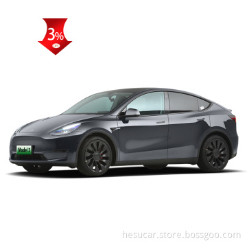 Nuova auto SUV Cina Modello Y 2022 Faceleft 4WD Tesla 5 sedili Auto per veicoli elettrici passeggeri in Cina